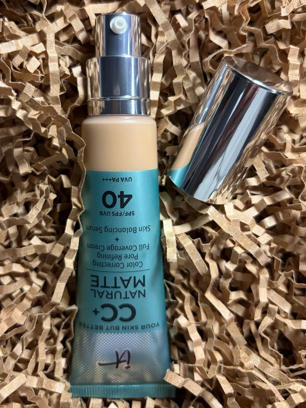 IT Cosmetics CC+ Cream Natural Matte Foundation with SPF 40